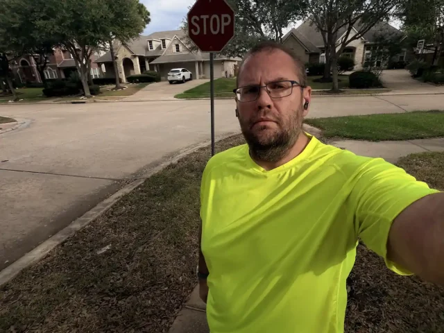 josh in the fieldsheer hi vis cooling shirt